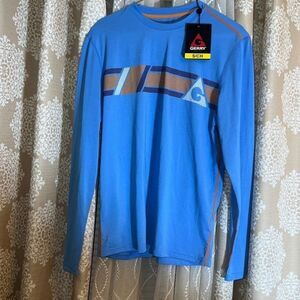 GERRY MENS SMALL BLUE LONG SLEEVE TOP